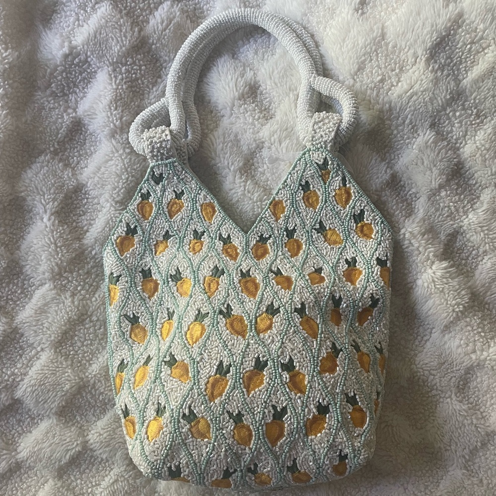 NWT Viral TikTok Lemon Beaded Bag - Made in India - TJ Maxx/Marshalls